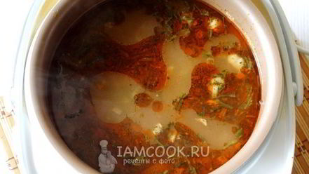 Рецепт рассольника с перловкой в мультиварке