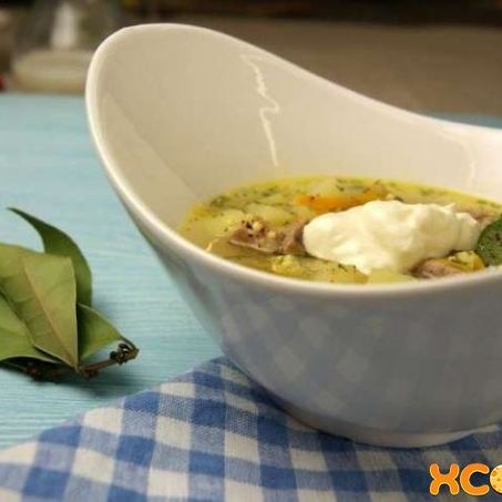 Рецепт Рассольника с пшеном