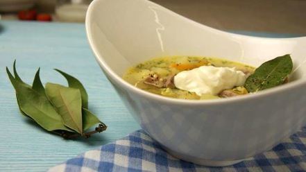 Рецепт рассольника с пшеном