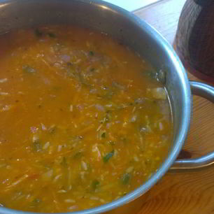 Рецепт Рассольника свиного с рисом