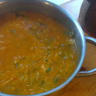 Рецепт Рассольника свиного с рисом