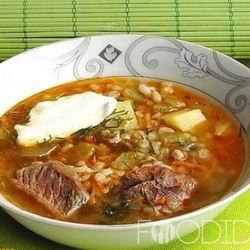 Рецепт Супа Рассольник с перловкой