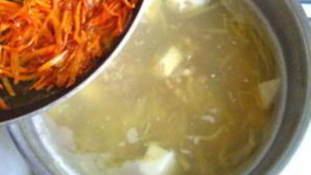 Рецепт вегетарианского рассольника с перловкой