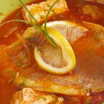 Рыбный суп из макрели по-африкански