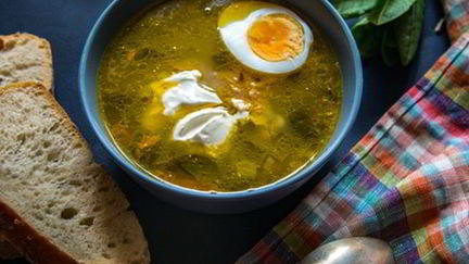 Рецепт Щавелевого супа с огурцом