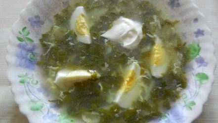 Рецепт щавелевого супа