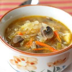 Рецепт Грибных щей со свежей капустой