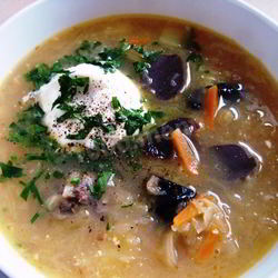 Рецепт Кислых щей с утиными потрохами