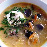 Рецепт Кислых щей с утиными потрохами