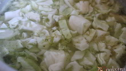 Рецепт летних щей из молодой капусты со сладким перцем