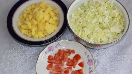 Рецепт постных щей из свежей капусты с сушеными грибами