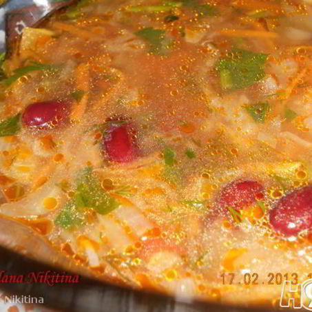 Рецепт Постных щей с фасолью