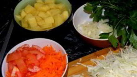 Рецепт щей без мяса