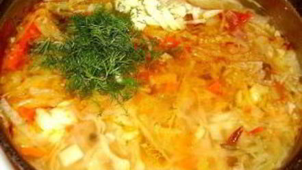 Рецепт щей без мяса