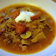 Рецепт Щей из кислой капусты с грибами