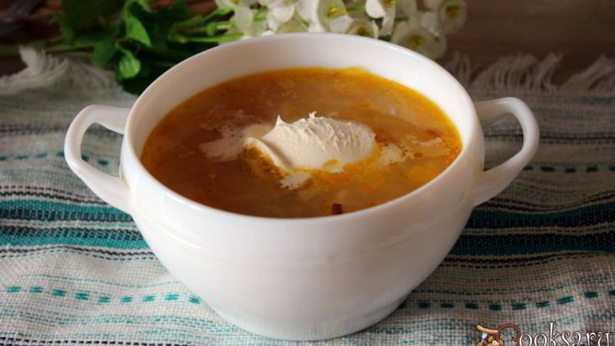 Рецепт щей из кислой капусты с перловкой на мясном бульоне
