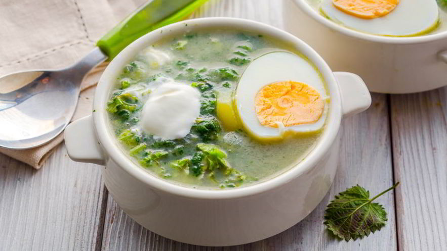 Рецепт щей из крапивы