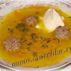 Рецепт Щей из квашеной капусты с фрикадельками