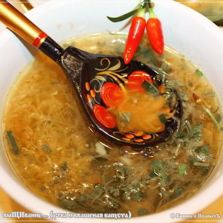 Рецепт ЩЕЙ из квашеной капусты с уткой