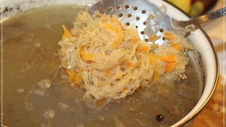 Рецепт щей из квашеной капусты с уткой
