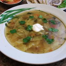 Рецепт Щей из квашеной капусты со свининой