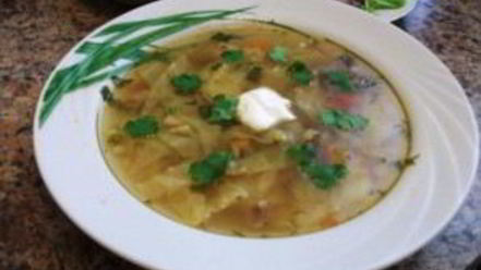 Рецепт щей из квашеной капусты со свининой