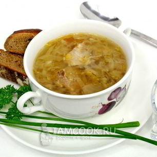 Рецепт Щей из квашеной капусты в мультиварке