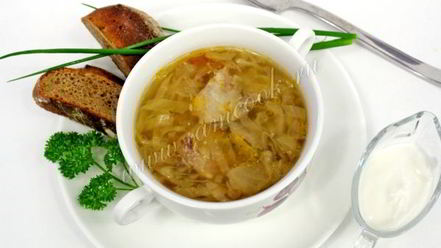 Рецепт щей из квашеной капусты в мультиварке