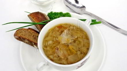 Рецепт щей из квашеной капусты в мультиварке