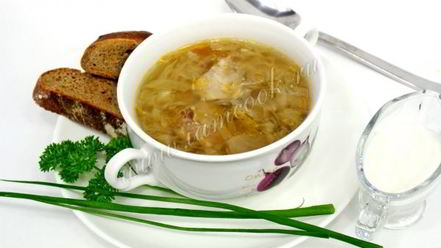 Рецепт щей из квашеной капусты в мультиварке