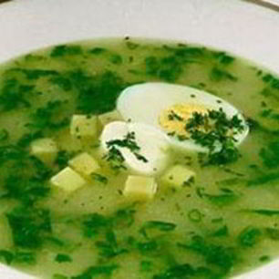 Рецепт Щей из щавеля с яйцом