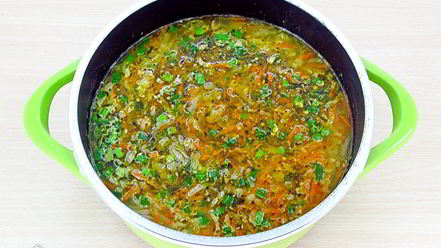 Рецепт щей из свежей капусты с плавленым сыром