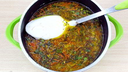 Рецепт щей из свежей капусты с плавленым сыром