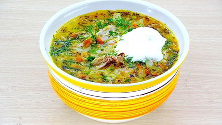 Рецепт щей из свежей капусты с плавленым сыром