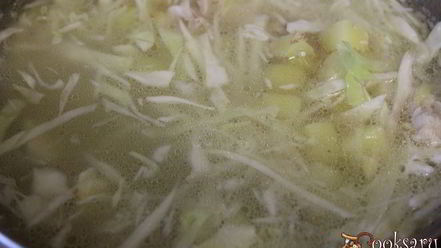 Рецепт щей из свежей капусты с пшеничной крупой