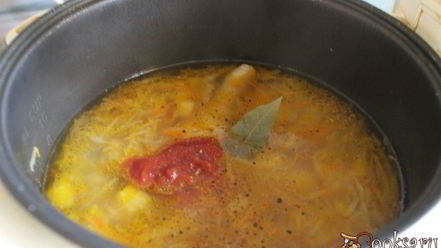 Рецепт щей из свежей капусты в мультиварке