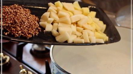 Рецепт щей постных с гречкой и квашеной капустой