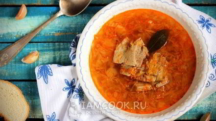 Рецепт щей с говядиной