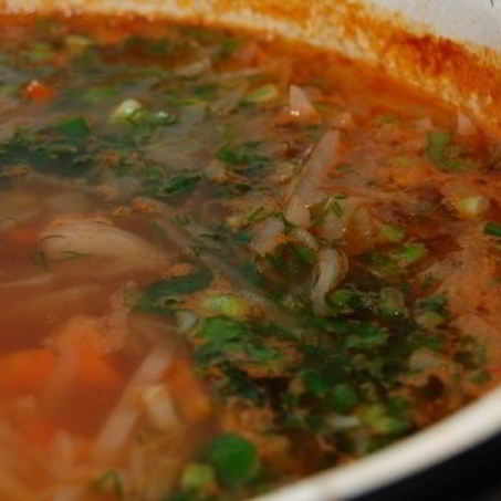 Рецепт Щей с копчеными ребрышками