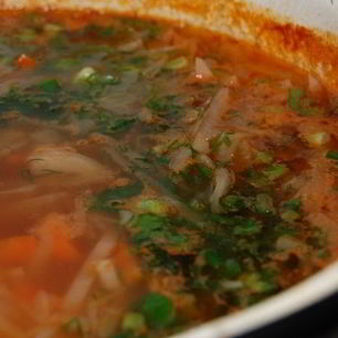 Рецепт Щей с копчеными ребрышками