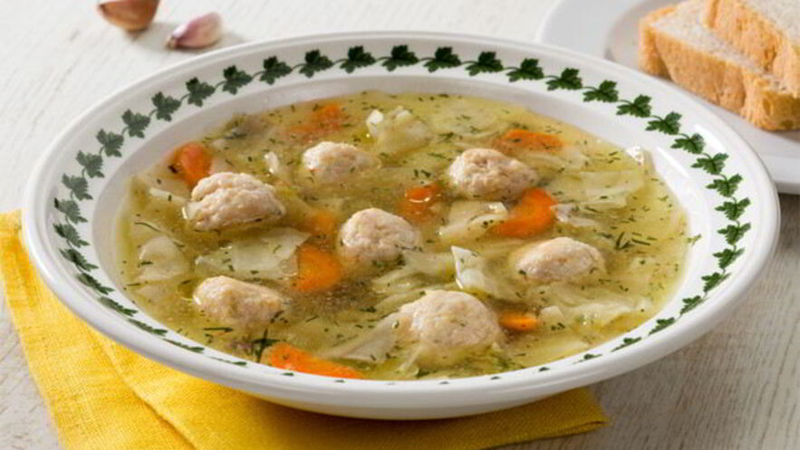 Рецепт щей с куриными фрикадельками