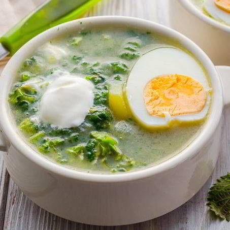 Рецепт Щей со щавелем и яйцом