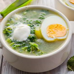 Рецепт Щей со щавелем и яйцом