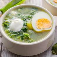 Рецепт Щей со щавелем и яйцом