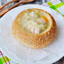 Рецепт Супа Щи в хлебе