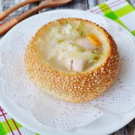 Рецепт Супа Щи в хлебе