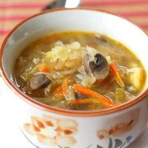 Рецепт Вегетарианских щей из квашеной капусты