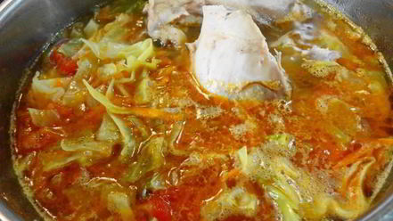 Рецепт вкусных щей с курицей из свежей капусты