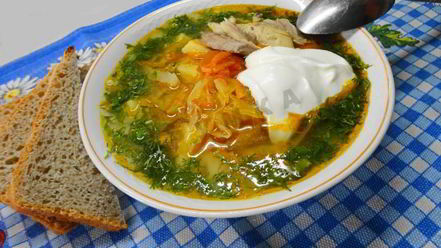 Рецепт вкусных щей с курицей из свежей капусты