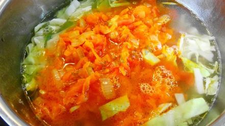 Рецепт вкусных щей с курицей из свежей капусты